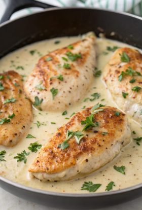Creamy Garlic Parmesan Chicken Recipe