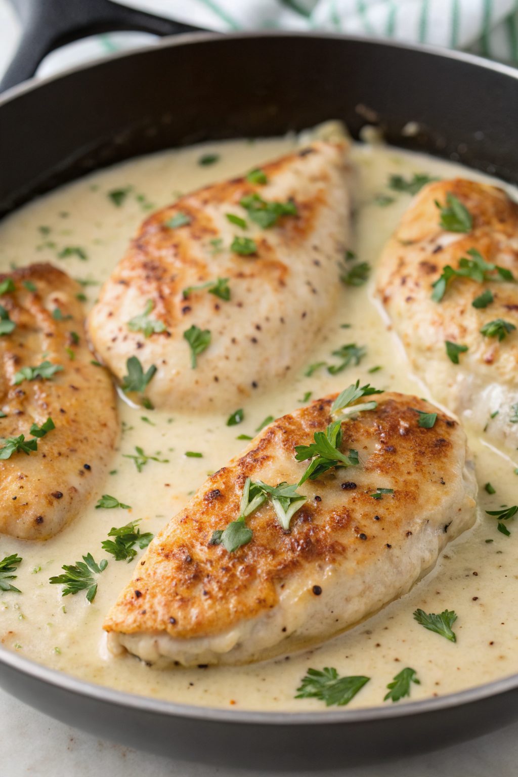 Creamy Garlic Parmesan Chicken Recipe