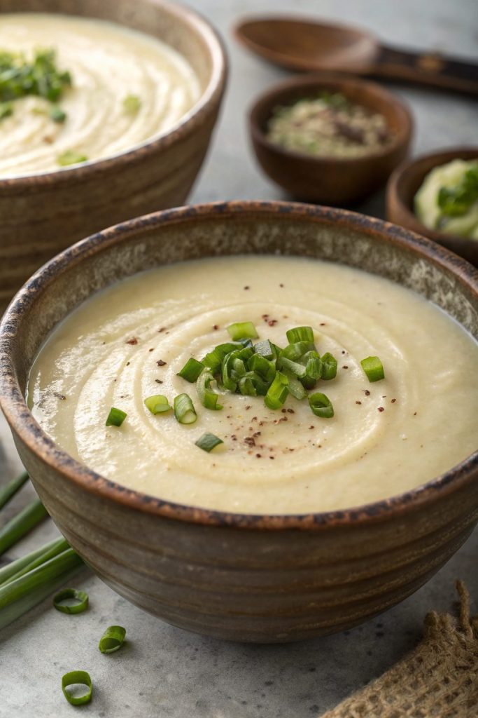 Creamy Roasted Cauliflower Soup Recipe