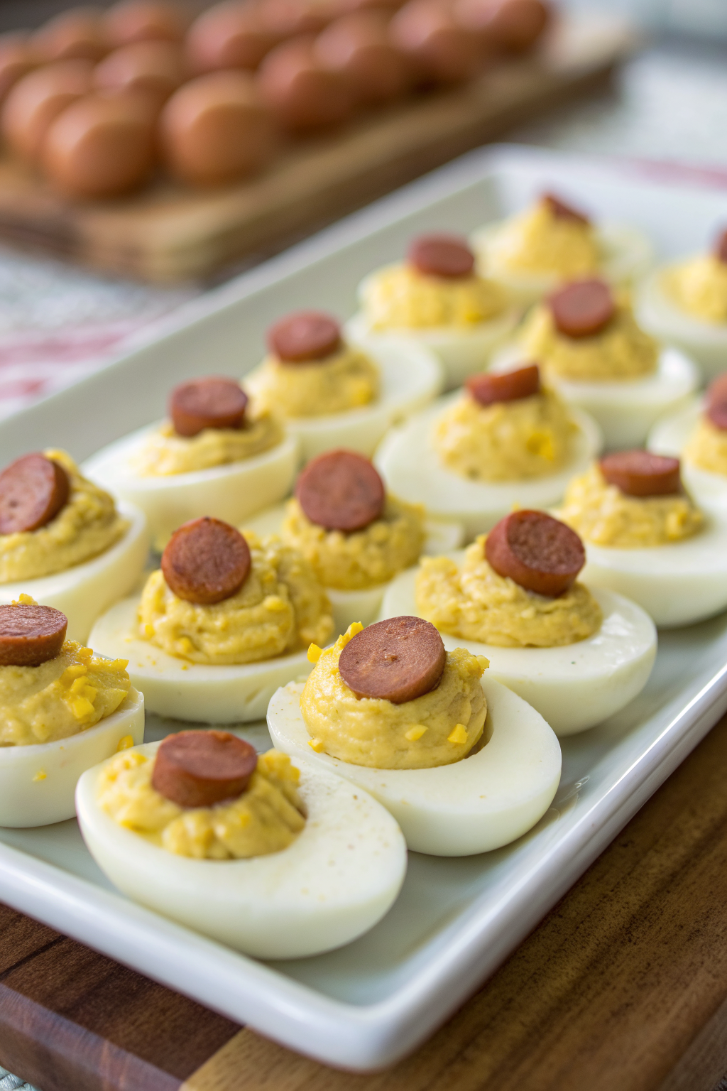 Deviled Eggs Hot Dogs Recipe