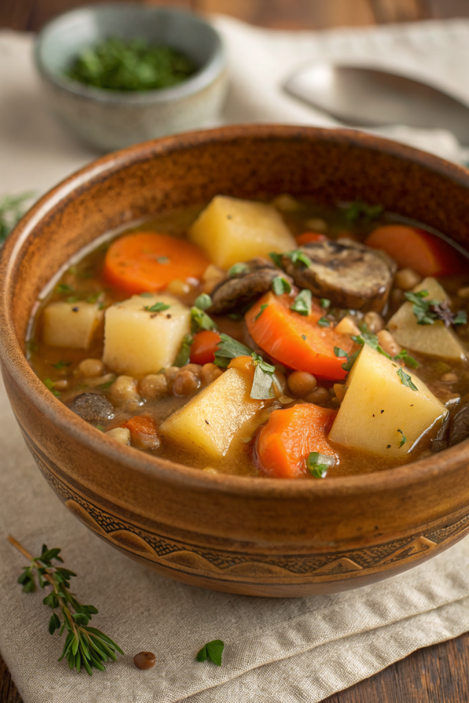 Easy Lentil Potato Soup Recipe