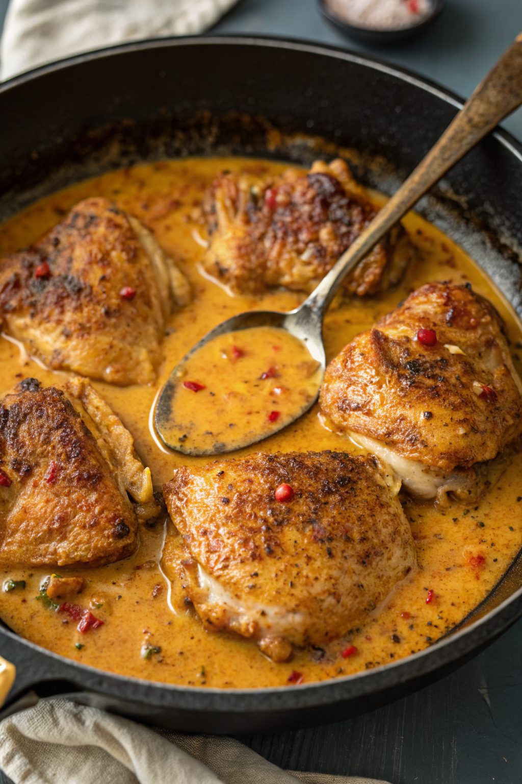 Easy Skillet Chicken Thighs Recipe