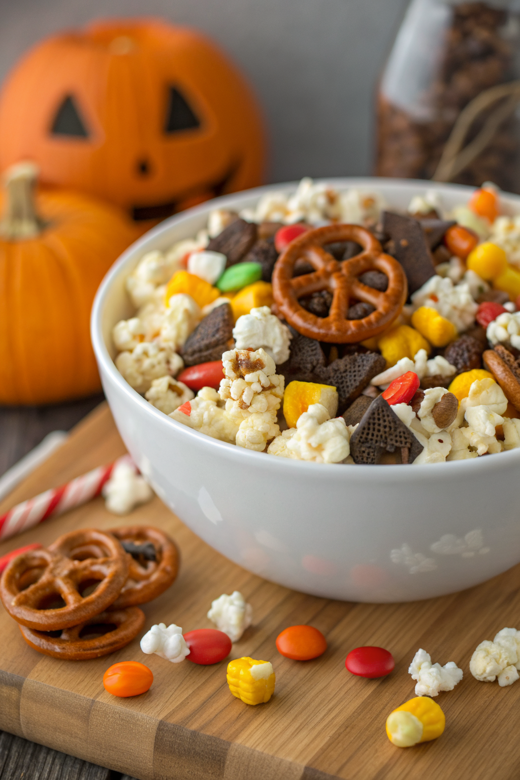 Harvest Popcorn Snack Mix Recipe