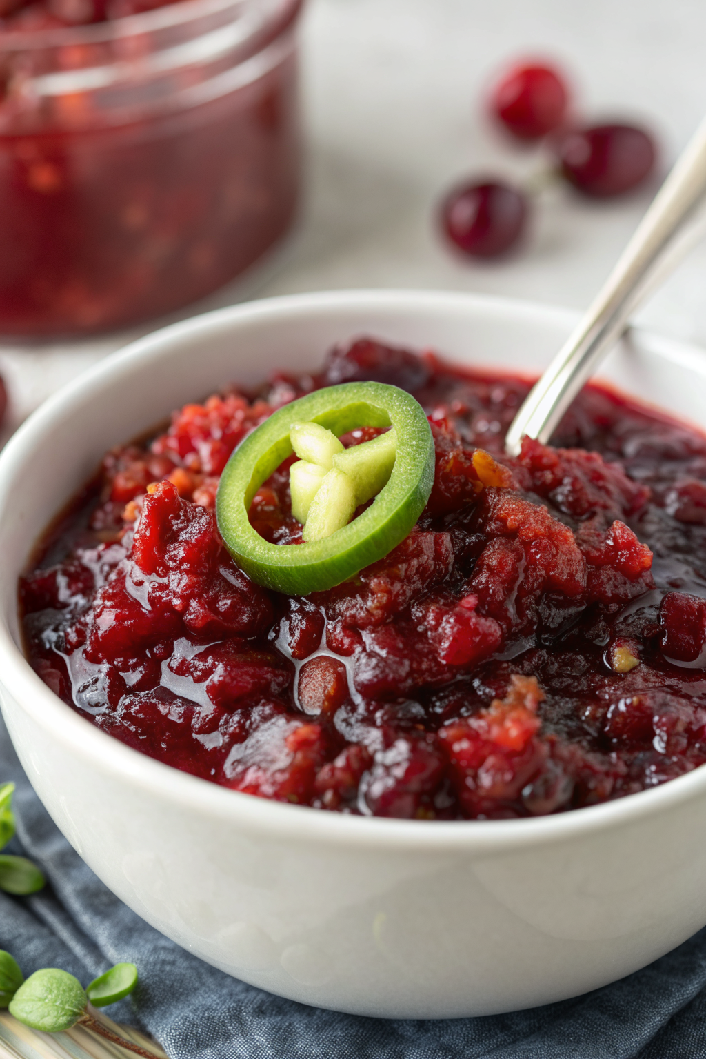 Homemade Cranberry Jalapeño Jam Recipe