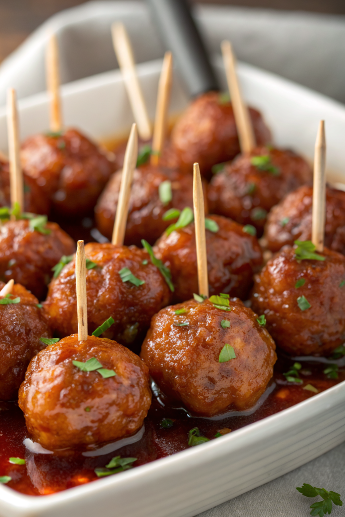 Honey Garlic Meatballs Recipe
