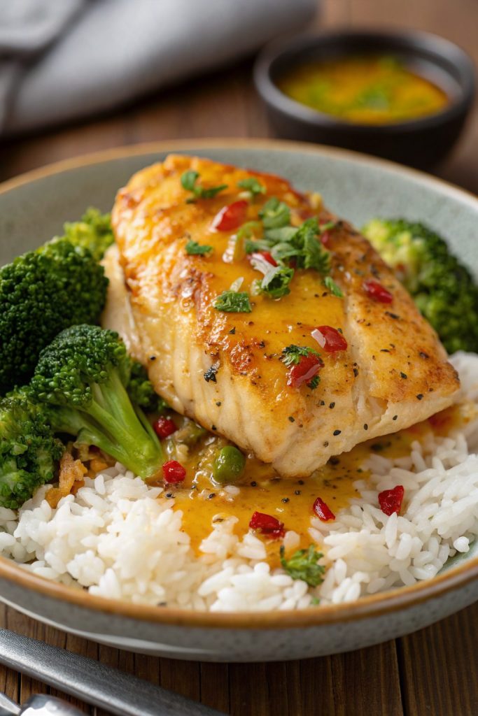 Lemon Pepper Chicken Thighs with Rice Gravy