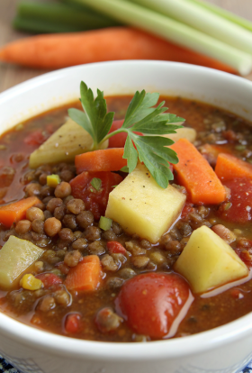 Mediterranean Lentil Soup Recipe