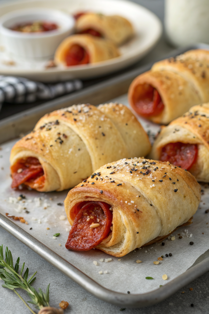 Mozzarella Pepperoni Crescent Rolls Recipe