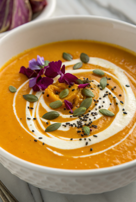 Pumpkin Turmeric Ginger Soup Recipe