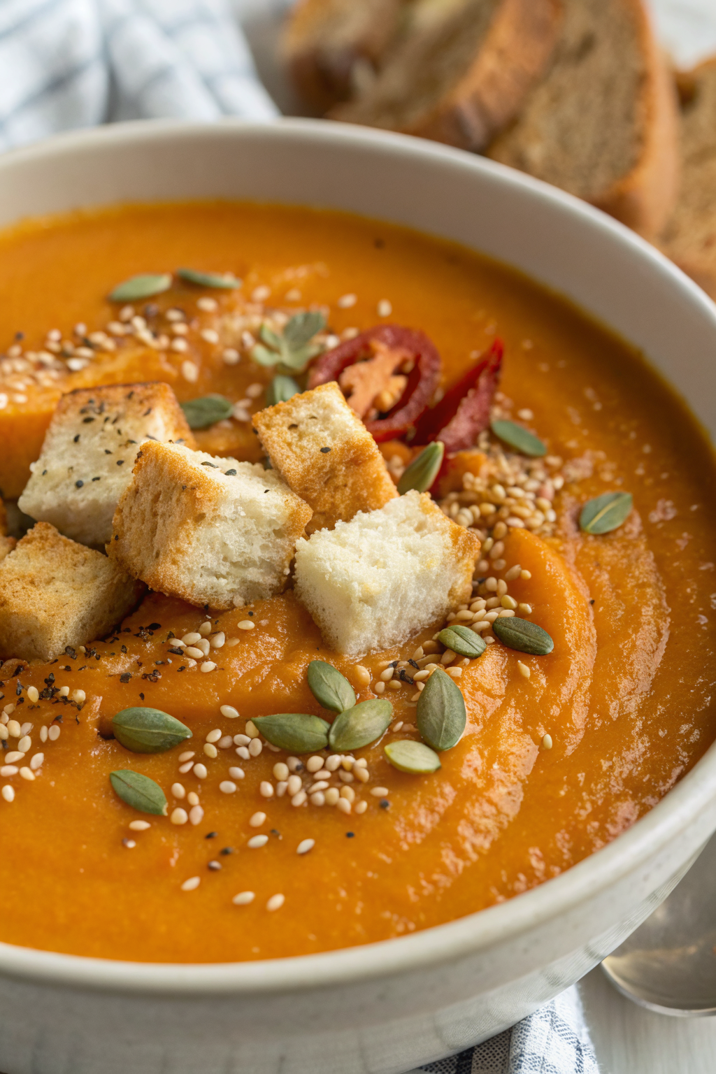 Roast Carrot Soup Recipe