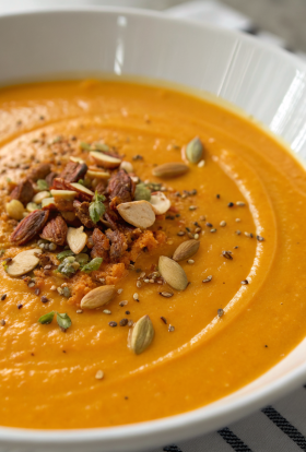 Roasted Sweet Potato Soup Recipe