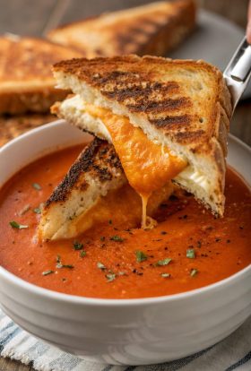 Roasted Tomato Basil Soup Recipe