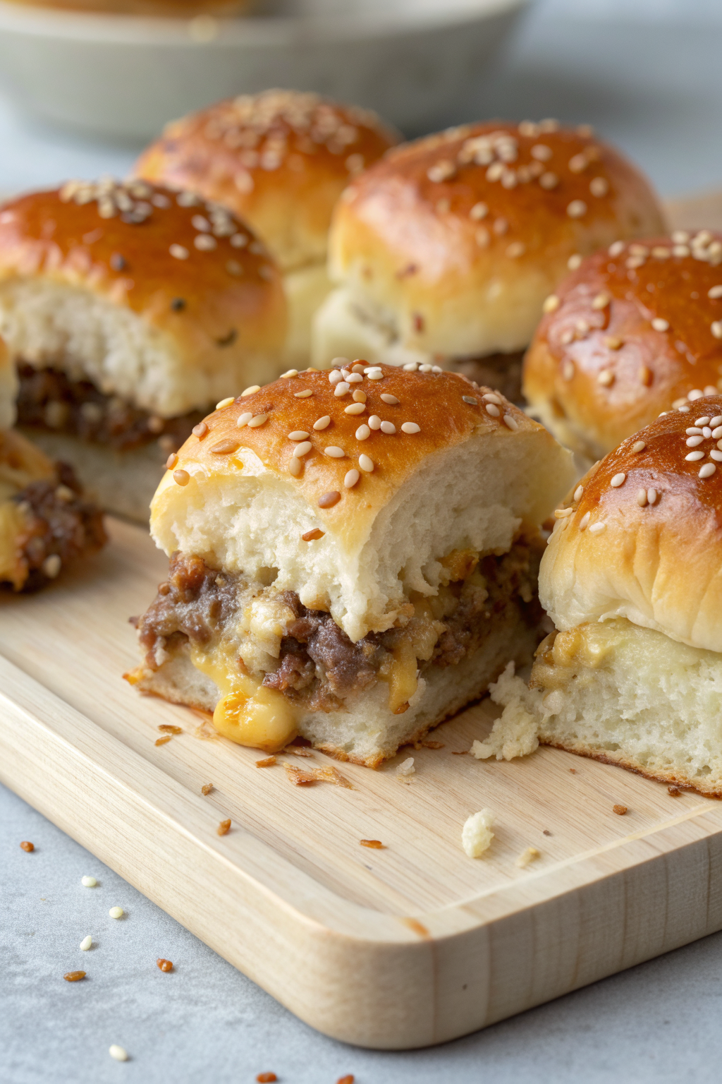 Savory Garlic Parmesan Cheeseburger Bombs Recipe