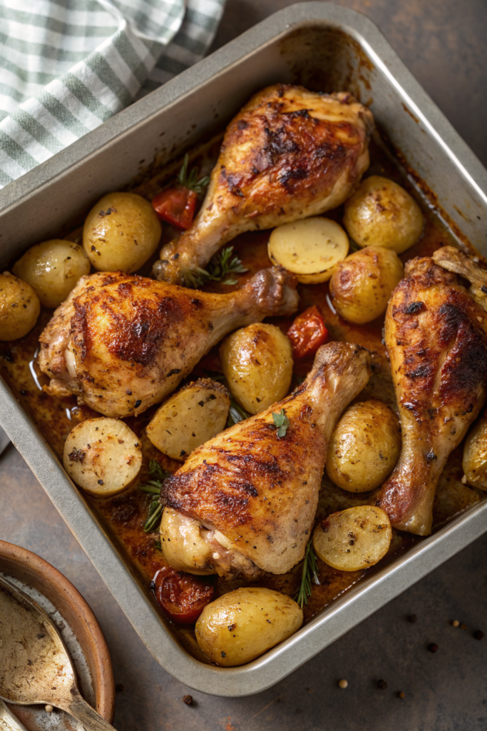 Sheet Pan Chicken Potatoes Recipe