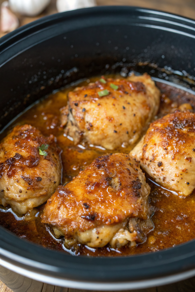 Slow Cooker Brown Sugar Garlic Chicken Recipe