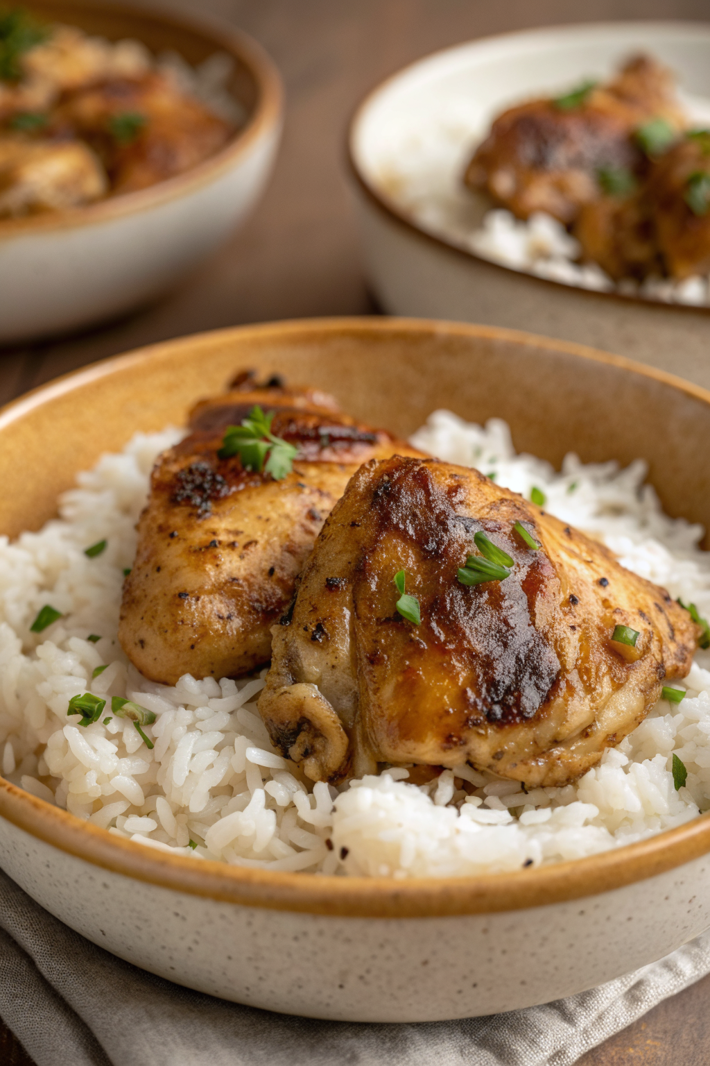 Smothered Chicken and Rice Recipe