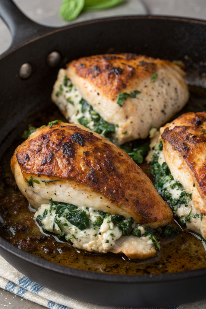 Spinach Feta Stuffed Chicken Recipe