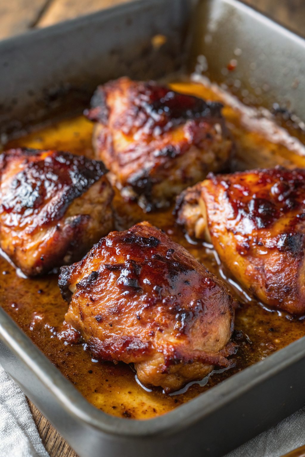 Sweet Spicy Glazed Chicken Thighs Recipe