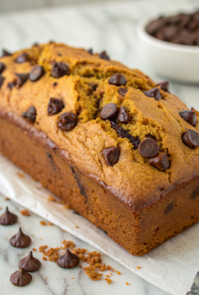 Banana Chocolate Chip Pumpkin Bread Recipe