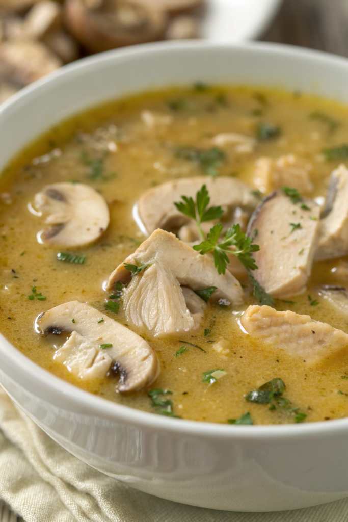 Chicken Mushroom Soup Recipe