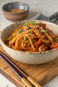 Chilli Garlic Udon Recipe