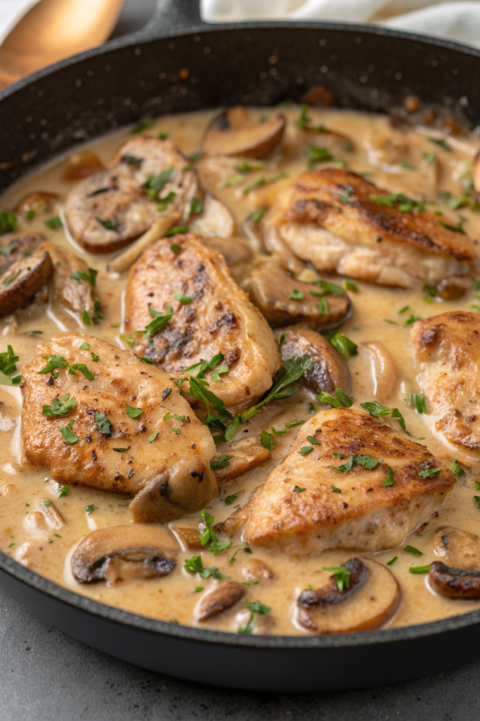 Creamy Chicken Stroganoff Recipe