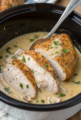 Creamy Crock Pot Ranch Chicken Recipe
