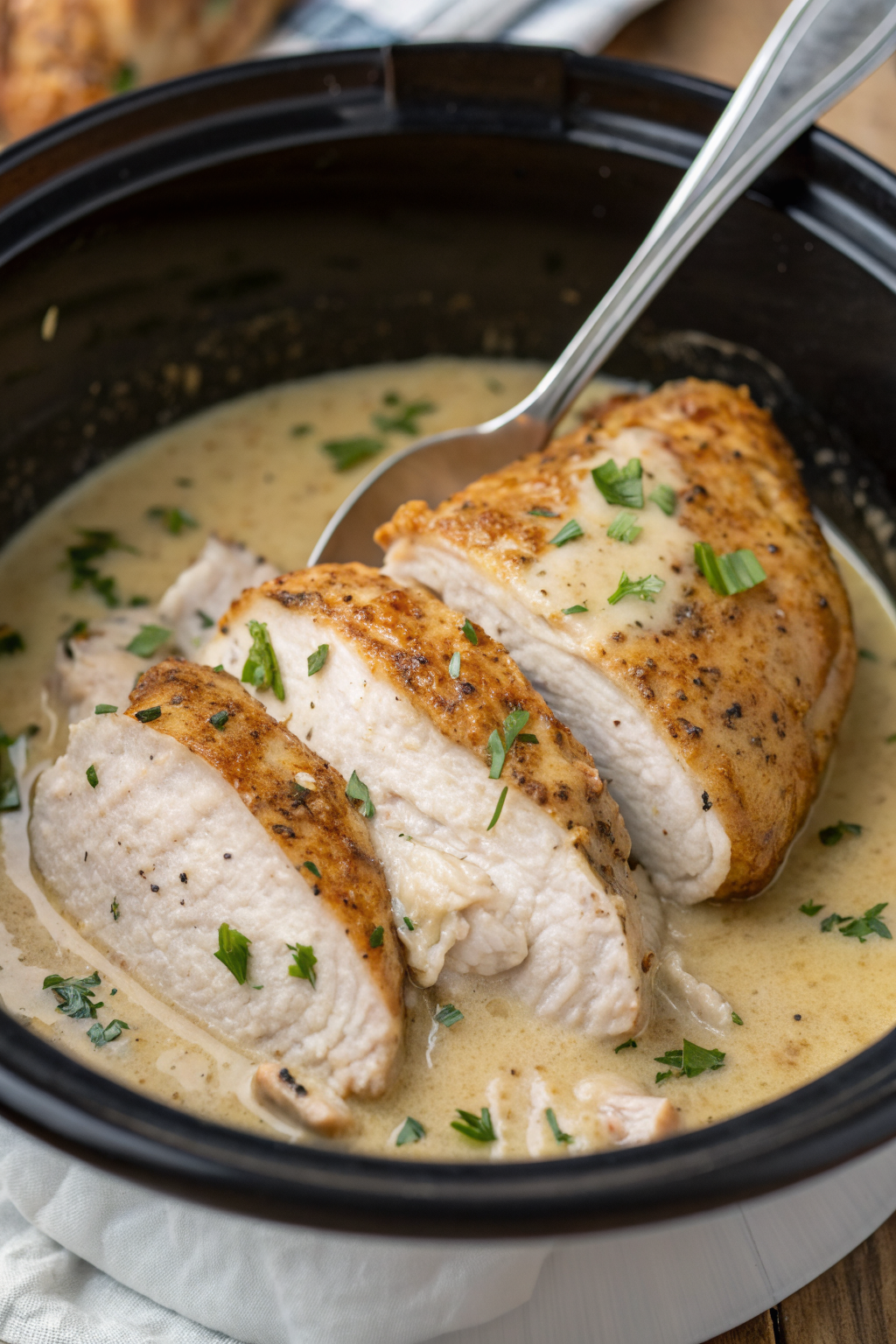 Creamy Crock Pot Ranch Chicken Recipe