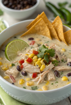 Creamy Crock Pot White Chicken Chili Recipe