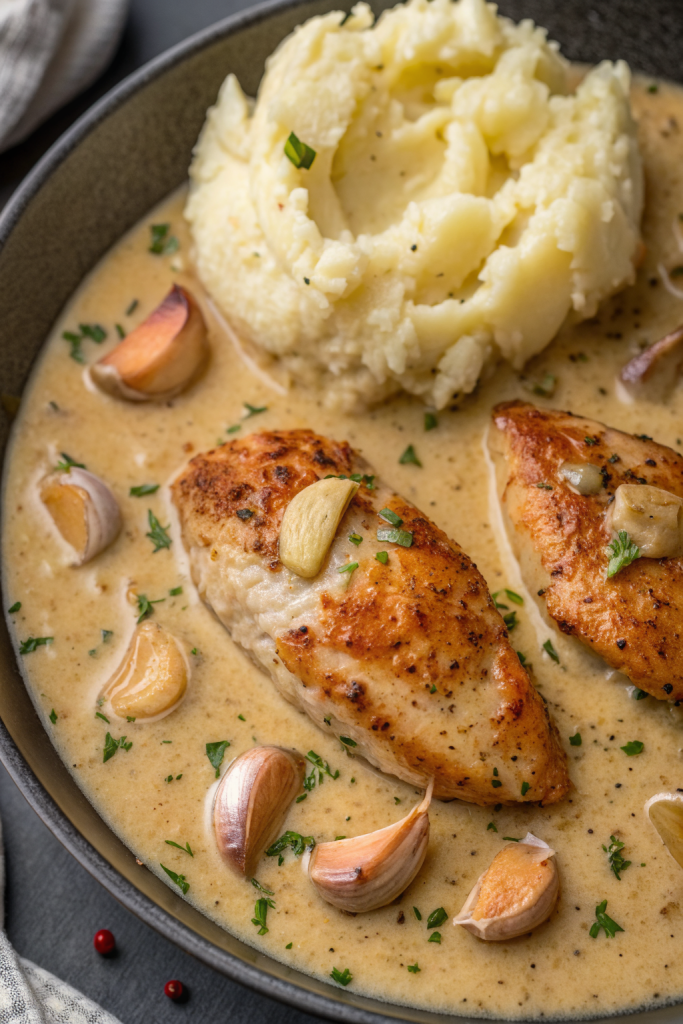 Creamy Garlic Chicken Recipe