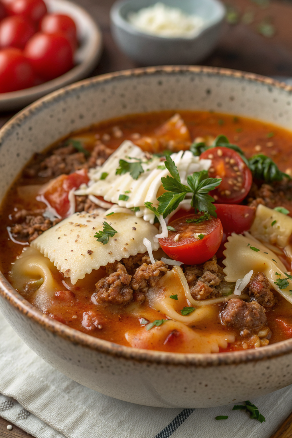 Creamy Lasagna Soup Recipe