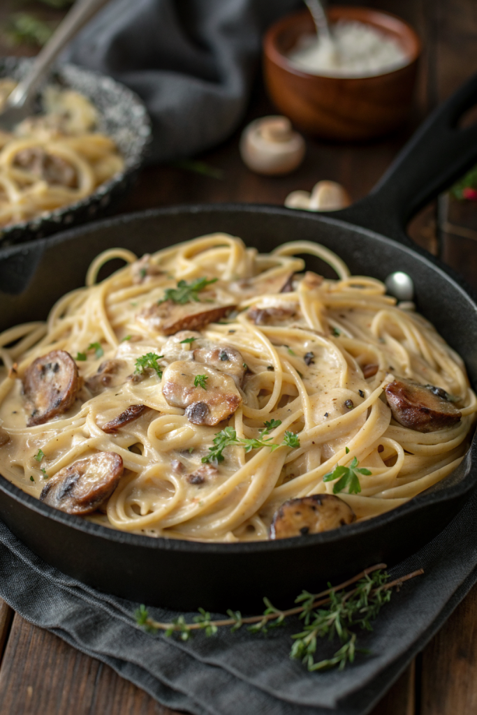 Creamy Mushroom Udon Recipe