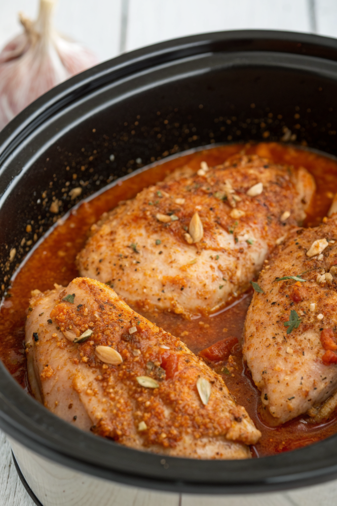 Crockpot Lemon Chicken & Potatoes