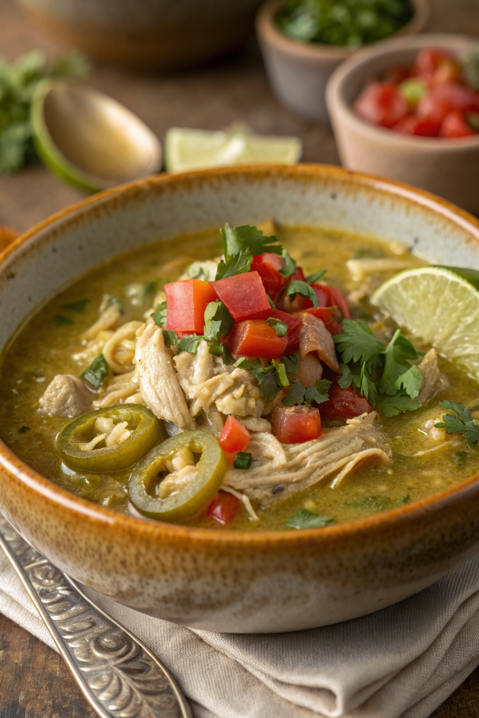 Easy Green Chile Chicken Stew Recipe