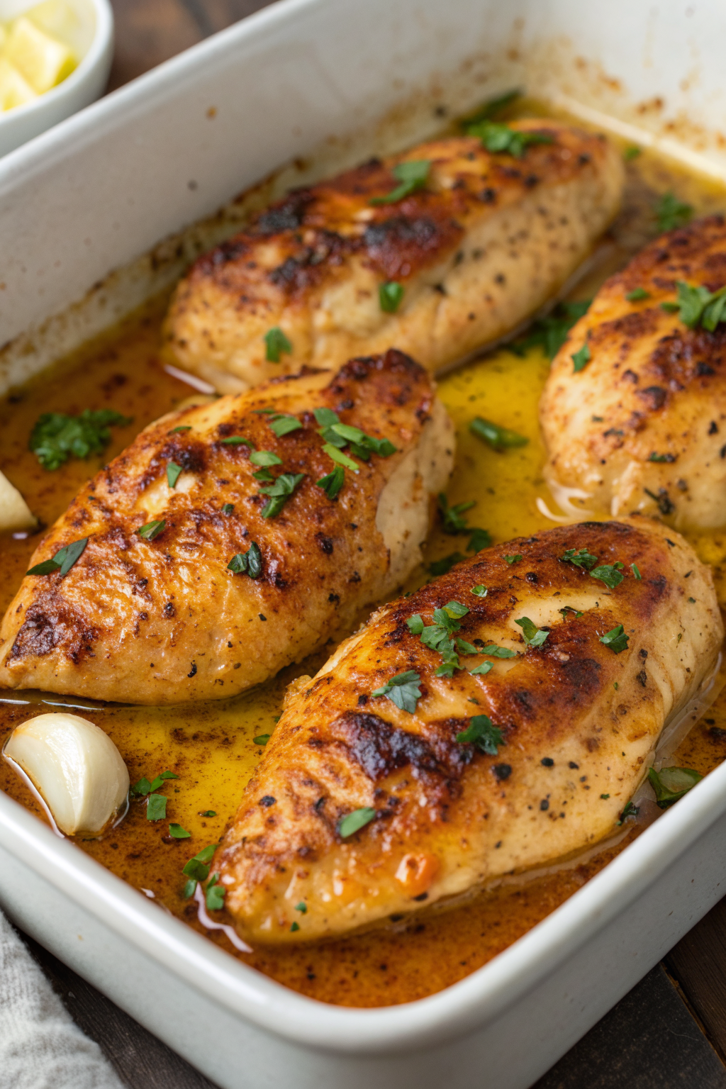 Garlic Butter Baked Chicken Breast Recipe