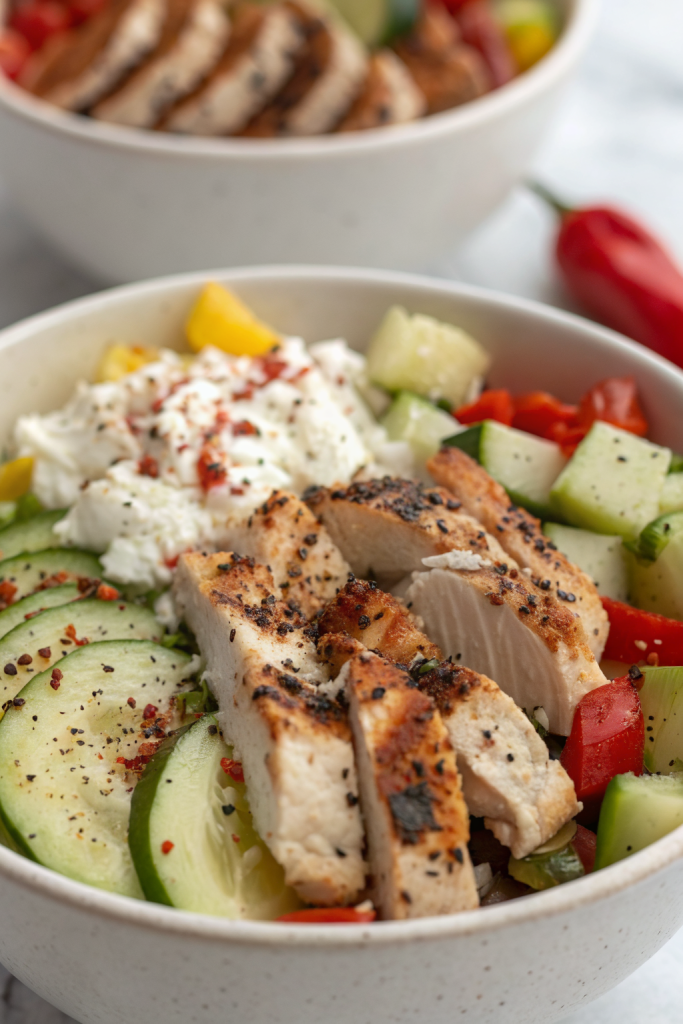 Greek Chicken Bowls Recipe