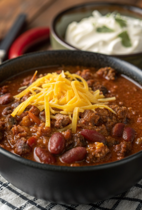 Ground Beef Stovetop Chili Recipe