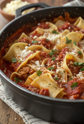 One Pot Lasagna Soup Recipe