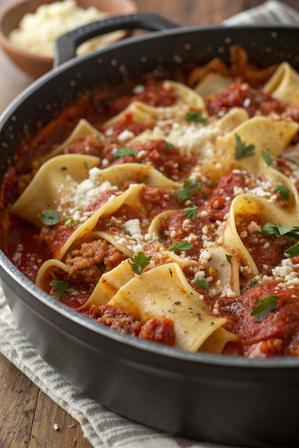 One Pot Lasagna Soup Recipe
