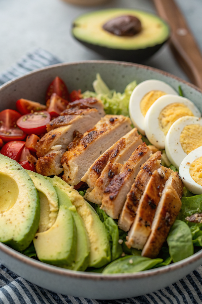 Paleo Grilled Chicken Cobb Salad Recipe
