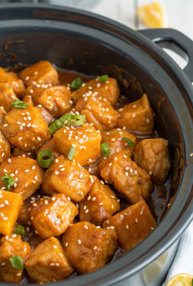 Slow cooker Orange Chicken Recipe