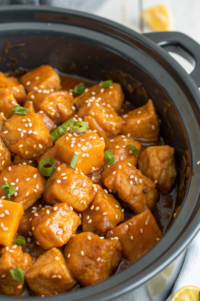 Slow cooker Orange Chicken Recipe