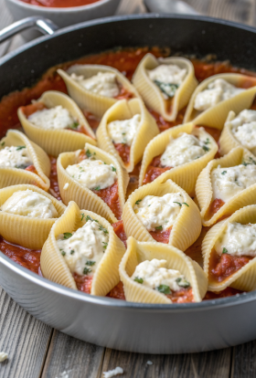 Stuffed Shells With Pumpkin Cream Sauce Recipe