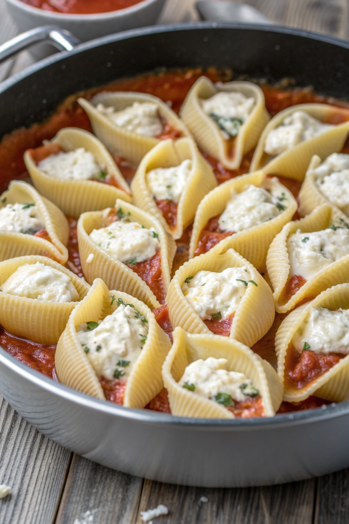 Stuffed Shells With Pumpkin Cream Sauce Recipe