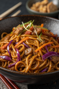 Tasty Saucy Udon Noodles Recipe
