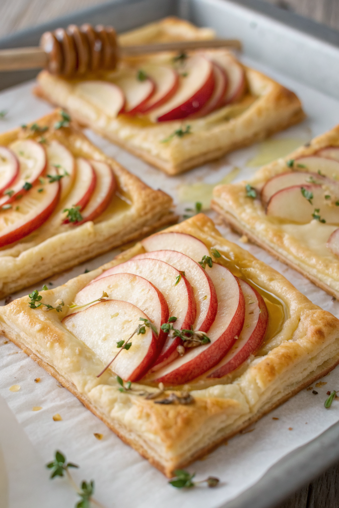 Apple and Brie Puff Pastry Bites Recipe