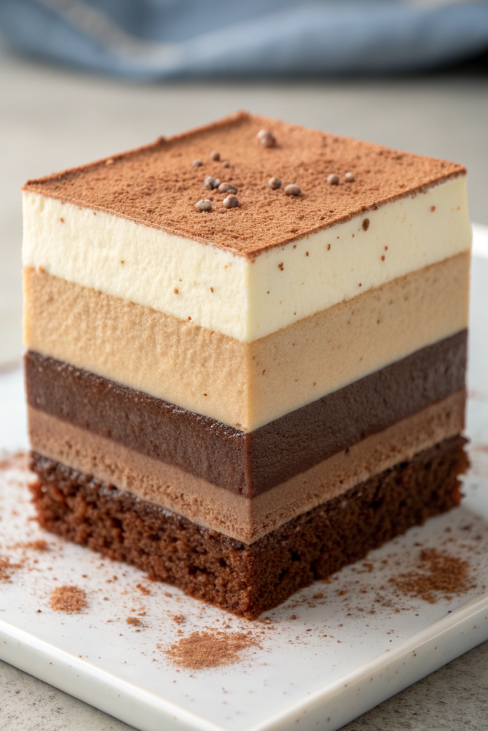 Bagel Base Chocolate and Cheese Mousse Cake