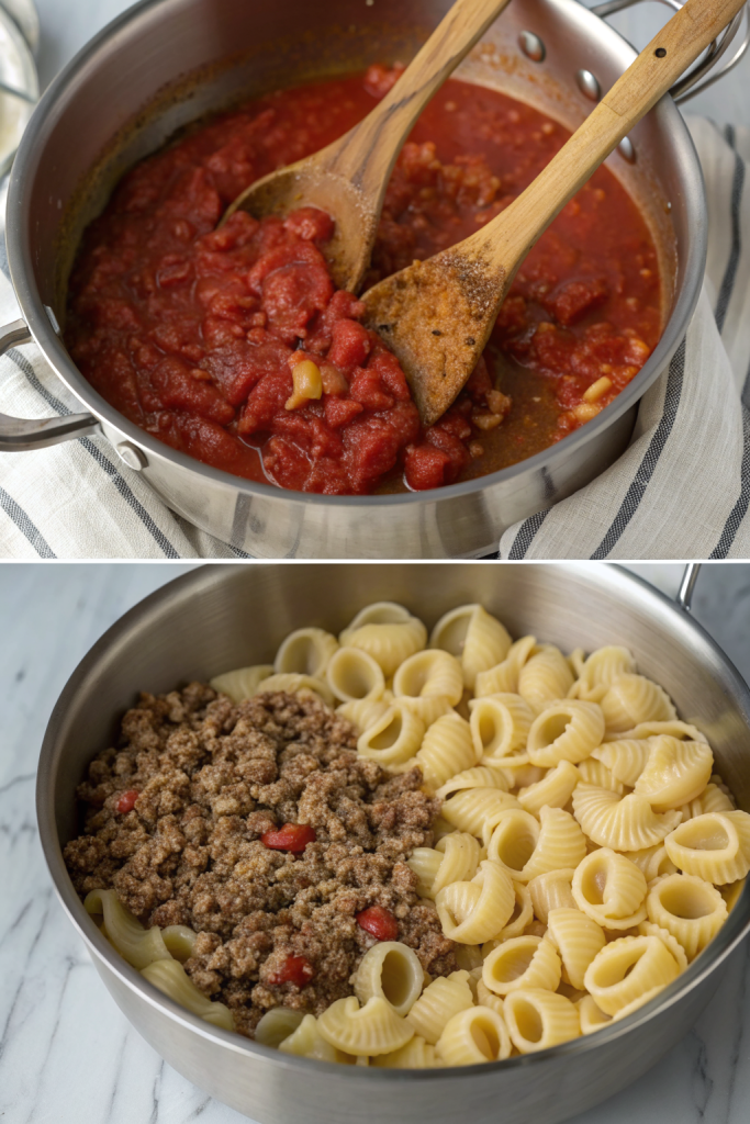 Cheesy Instant Pot Taco Pasta Recipe