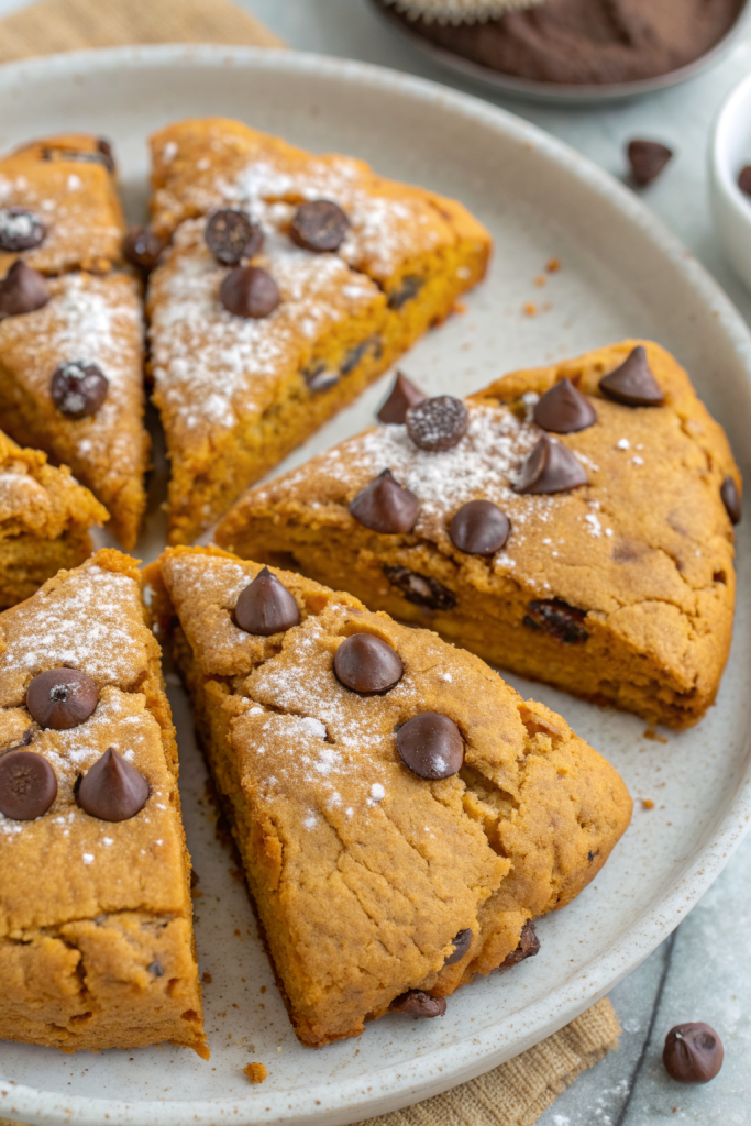 Chocolate Chip Pumpkin Scones Recipe