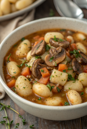 Cozy White Bean Mushroom Stew Recipe